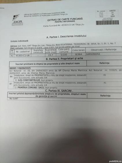 Garsoniera Targu Jiu judetul Gorj - 1