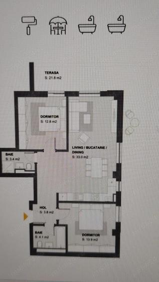 Vand apartament NOU 3 camere !!! - 9