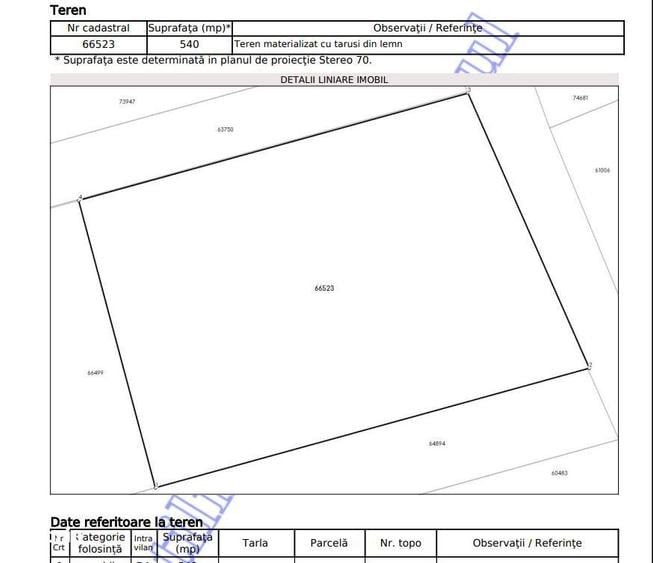 Teren 540 mp intravilan Rediu,Str.Academiei - 4