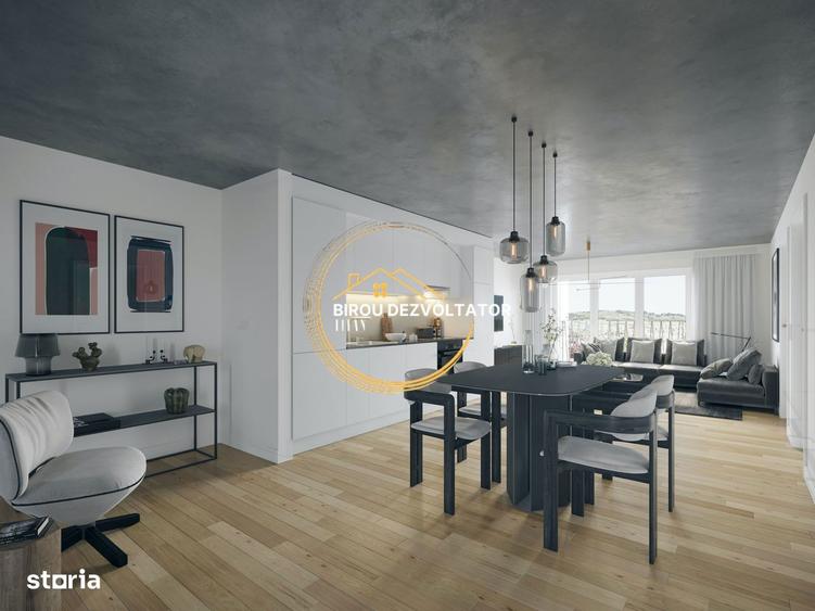 Penthouse Modern Terasa mare Vedere libera 12minute de metrou Teclu - 2