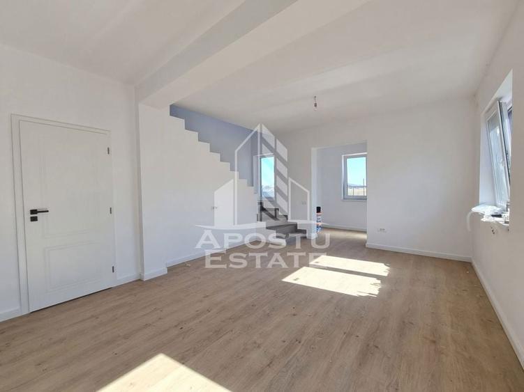 1/2 Duplex, Parter + Etaj, cu 3 camere si 2 bai, complet finisat, Sag - 1