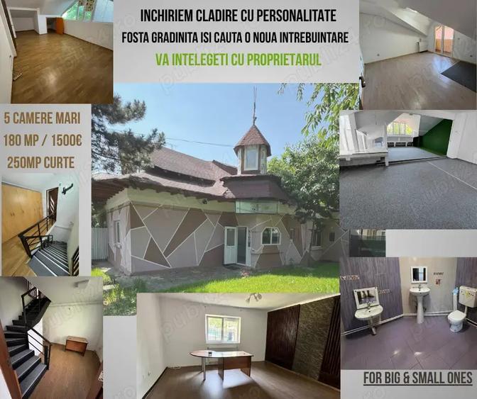 Inchiriem Casa primitoare pe Decebal. 5 camere + curte. Ideala pentru Educatie Creativitate Birouri - 3