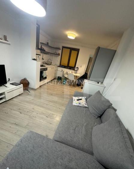 Apartament 2 camere, 38 mp, mobilat modern, balcon, zona Pri