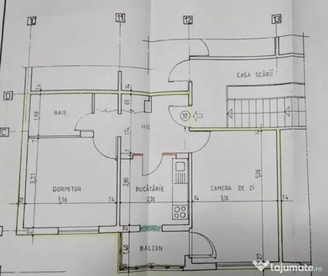 REPUBLICII-Brezeanu- 2cam, cf1, dec, 3/4, G,F,T - 79000 euro - 4