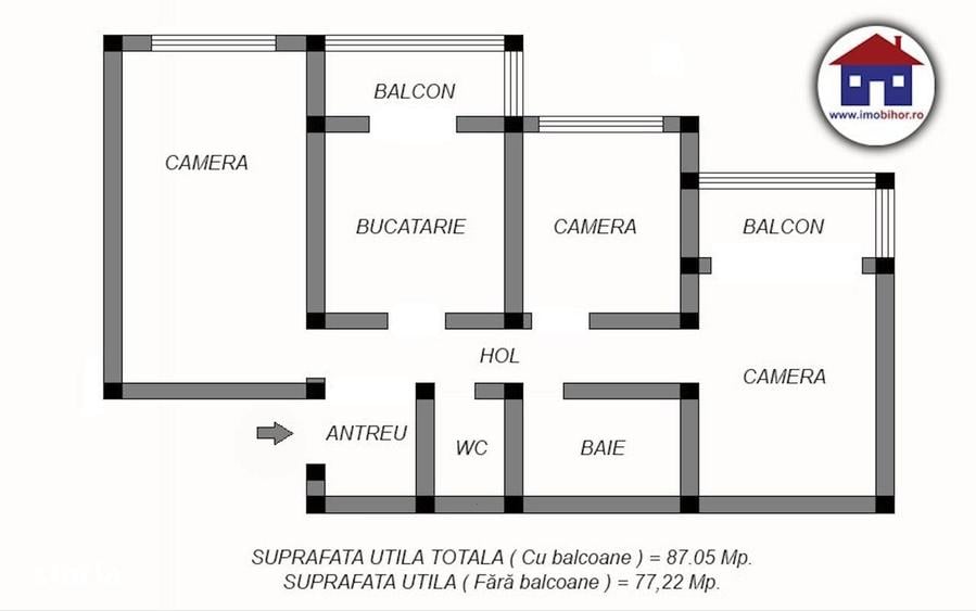 Apartament cu 3 camere - Oradea - IMOBIHOR - 6