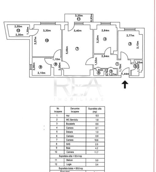 3 camere, 3/10, anvelopat, bloc 1983-Ghencea-Str Vladeasa - 10