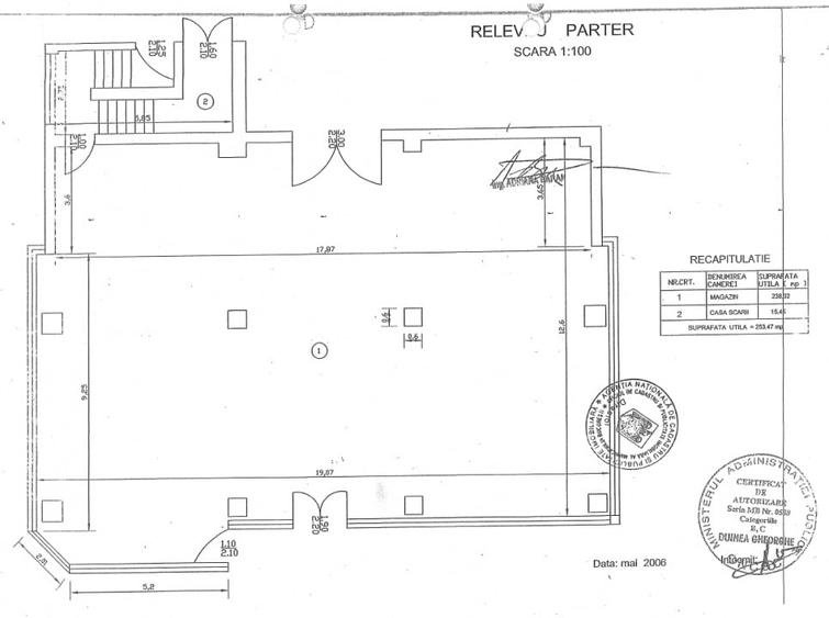 Spatiu comercial sau birouri | 238 mp | Parter inalt | Sos Alexandriei - 2