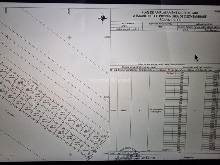 Teren Berceni 300 mp, Lot 6 EG 18, curent, gaz, 17.355 € + TVA, rată Dec 2027 Teren Berceni 300 mp, Lot 6 EG 18, curent, gaz, 17.355 € + TVA, rată Dec 2027