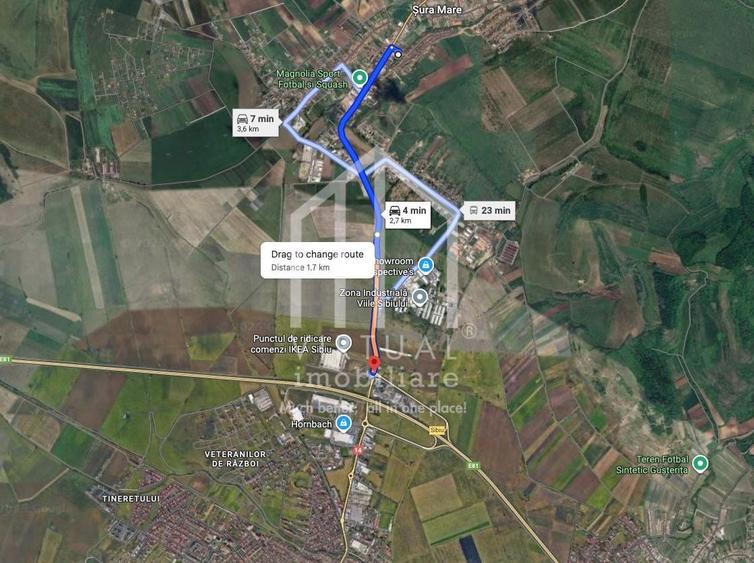 Teren imprejmuit de inchiriat in Sibiu, Sura Mare 650 mp curent 380 V - 1