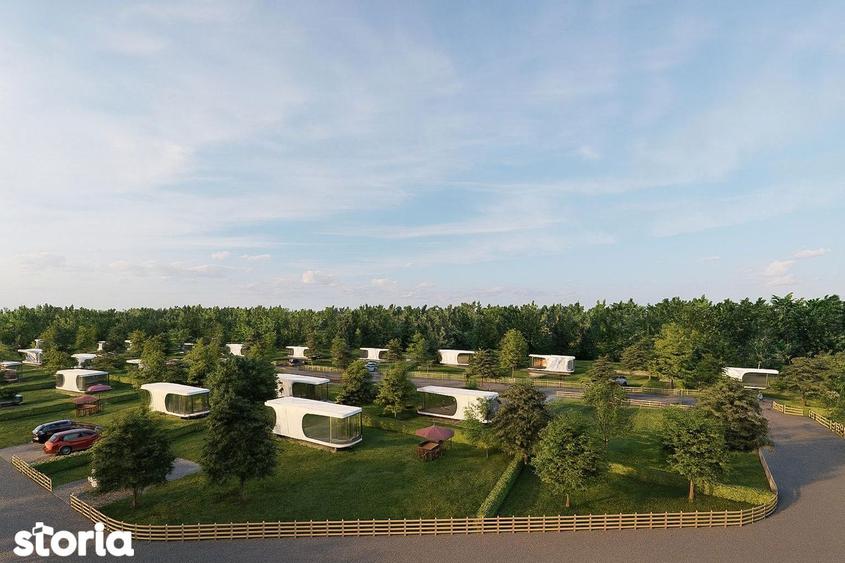 Lot de teren cu autorizatie si proiect casa 500mp Snagov - 7