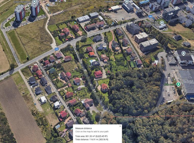 Teren intravilan 800 mp zona vile de lux - 2