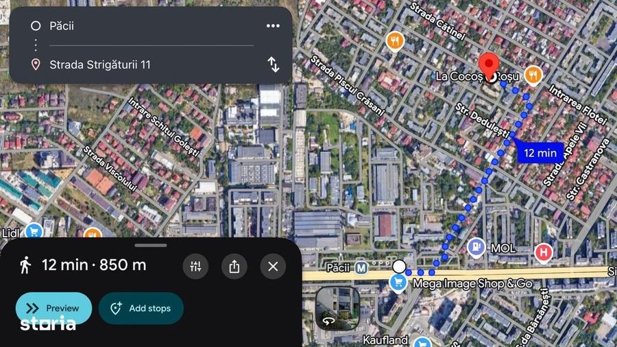 Apartament cu 2 camere în Păcii