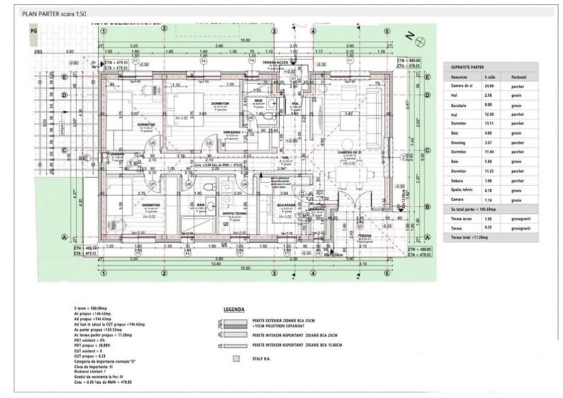 Casa individuala NZEB, 170mp utili, 500mp teren, 3 parcari C - 11