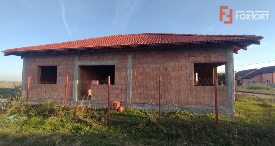 Casa individula la ROSU, 4 camere - Becicherecu Mic, teren 499 mp - 2