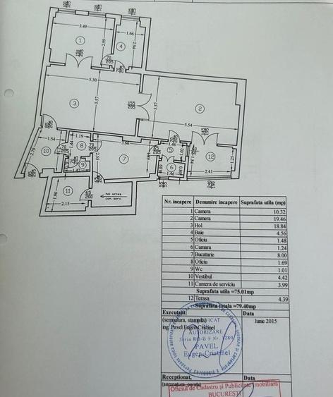 Apartament de vanzare 3 camere RISC 1 - 3