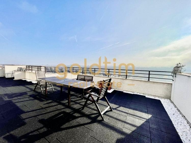 UNC/ PENTHOUSE/ TERASA 370 mp/SUPERB/ PRIVELISTE/INALTIME CAMERE3,5/2 PARCARI - 90
