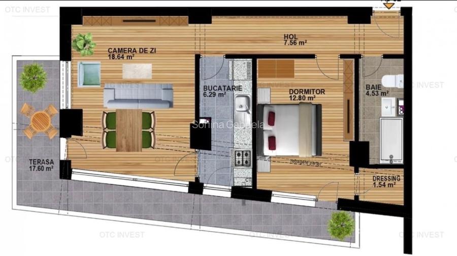 Apartament 2 camere nou bloc Boutique