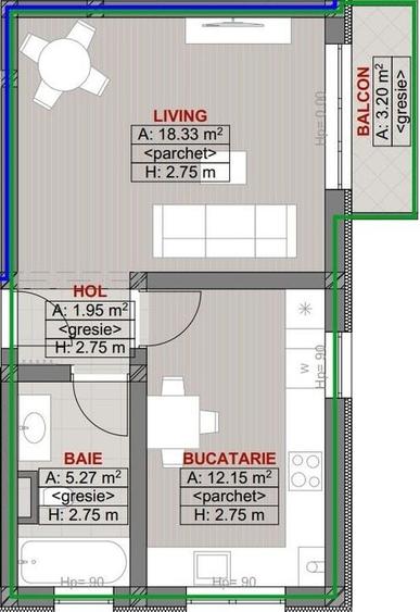 Langa ESO. Loc de parcare. Terasa - 1