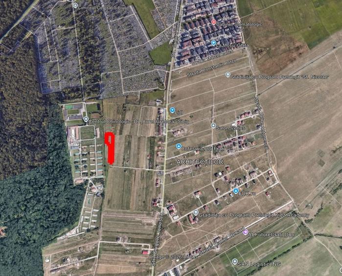 TEREN CALEA CISNADIEI 5160 MP | PUZ IN LUCRU PENTRU 8 LOCUINTE UNIFAMILIALE - 2