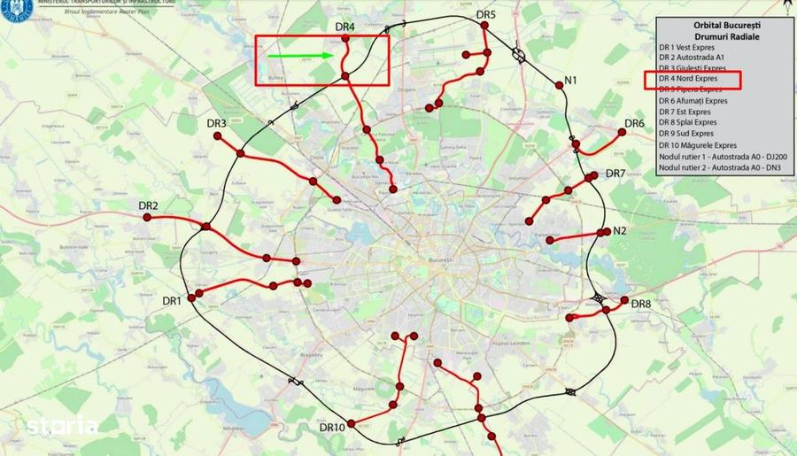Teren intravilan 16 Ha, tangent DR4, acces dublu la asfalt - 4