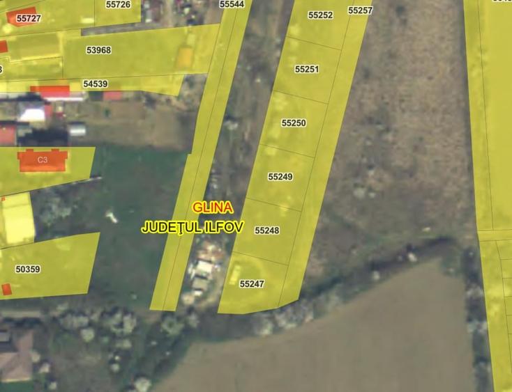 Teren Intravilan-oportunitate | Manolache | 500 mp | 9ml servitute | UTR M2 - 2