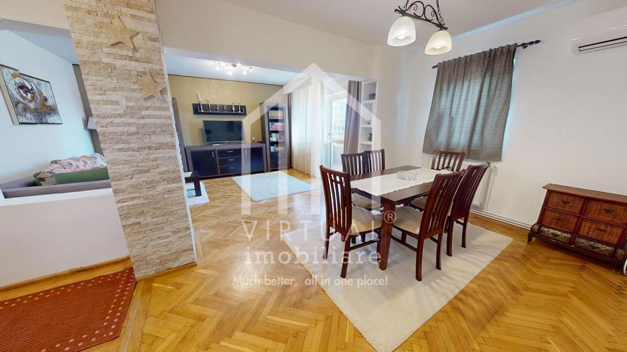 Ap cu 3 camere, 80mp utili+balcon, pivnita,renovat, Cal. Dumbravii - 6