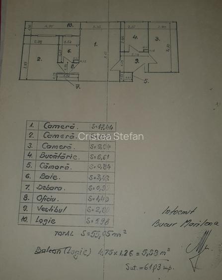 Vanzare apartament 3 camere Metrou Titan parc IOR