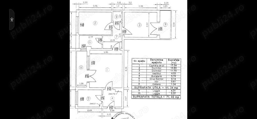3 camere, 3 9 piata Gorjului - 3