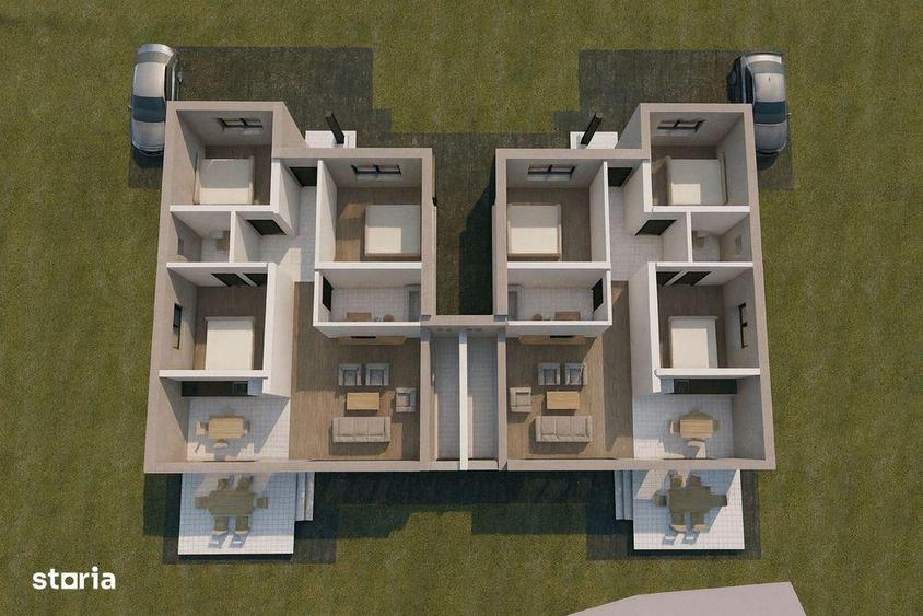 COMISION 0%, Duplex 200 mp, Teren 704 mp, Utilitati , Utvin, Centru - 5