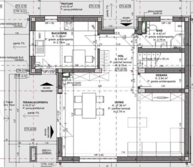 Casa individuala, 130 mp utili, 400 mp teren, terasa circulabila, Luna de Sus Casa individuala, 130 mp utili, 400 mp teren, terasa circulabila, Luna de Sus