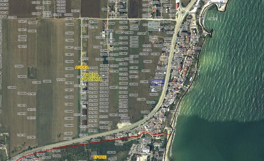 Teren intravilan 3720mp D=58ml zona industrialaRO-RO toate utilitatile - 3