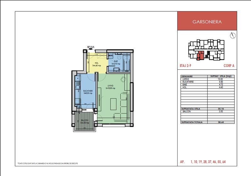 Garsoniera 39 m2 la doar 4 min de Metrou Berceni - 9