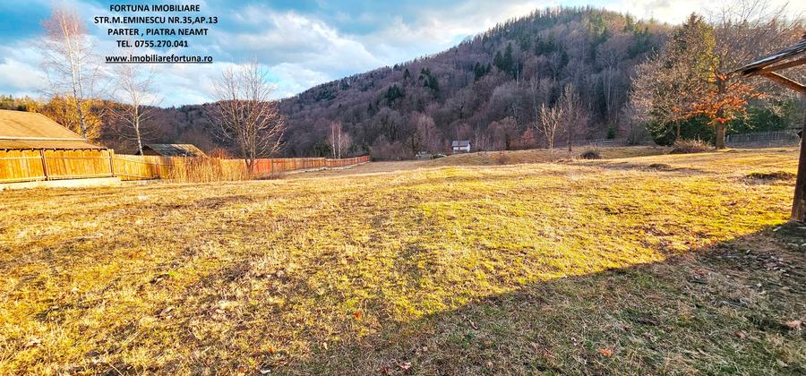 Teren ideal Casa de vacanta/Pastravarie, sat Cuejdiu,com.Garcina - 1