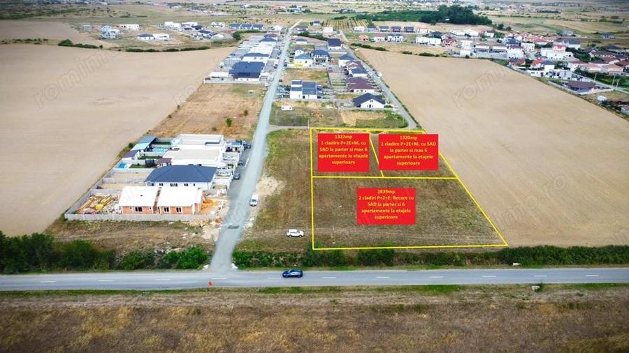 Terenuri Mosnita | servicii+6apartamente, la asfalt - 5