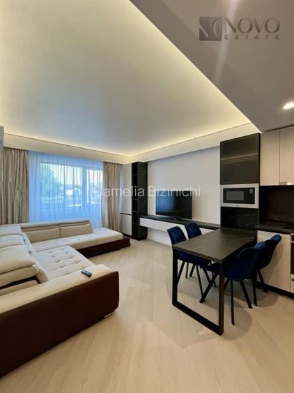 2 Camere | Pipera | Cortina North | Sala | Piscina