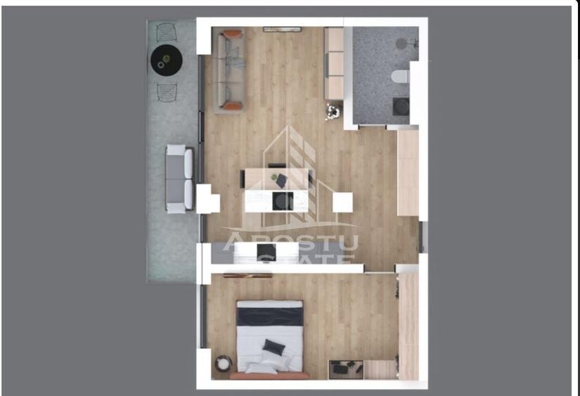 De VÂNZARE apartament 2 camere in bloc nou cu super pozitie - 2