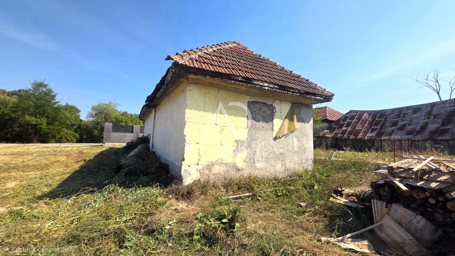 Casă individuală cu 3 camere cu Teren 1672 Mp în Pojogeni
