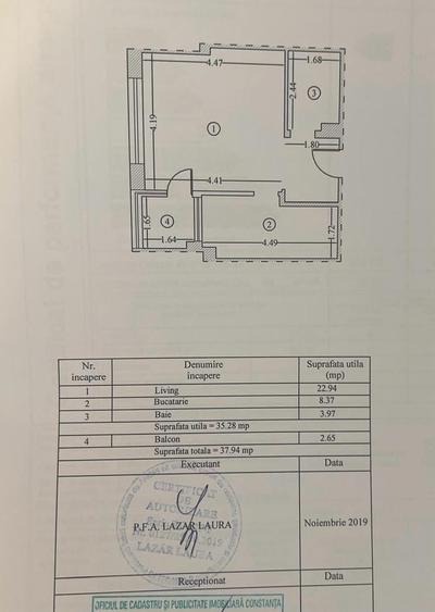 Inel II studio 37,94 mp bloc nou - 22