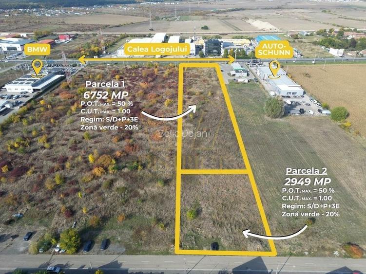 Teren intravilan cu PUZ | 2.949mp | Lugojului