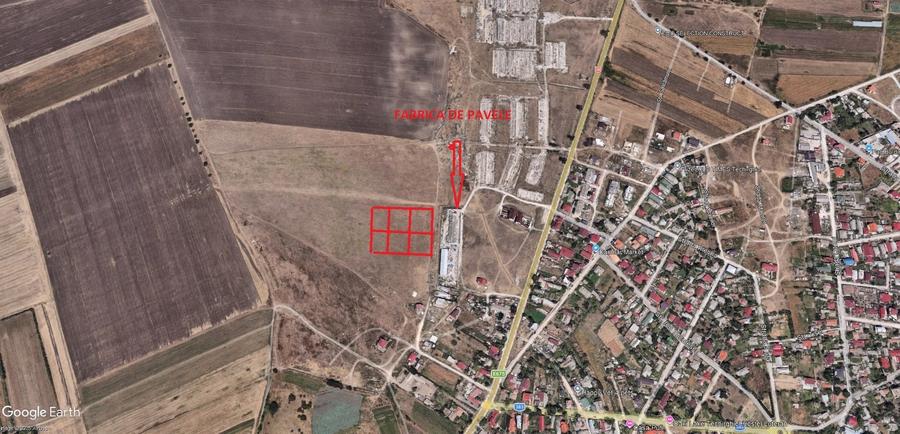 Teren Construcții intravilan de 450 mp, în Techirghiol