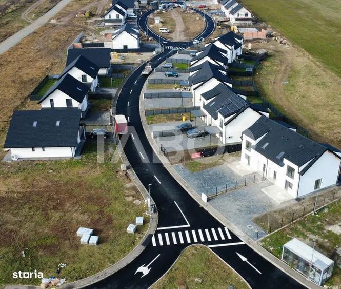 Casa individuala de vanzare cu teren generos- predare la alb - 2