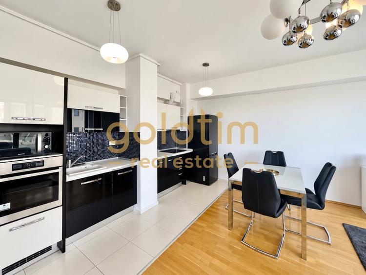 Apartament cu 2 camere semidecomandat, mobilat în Pipera