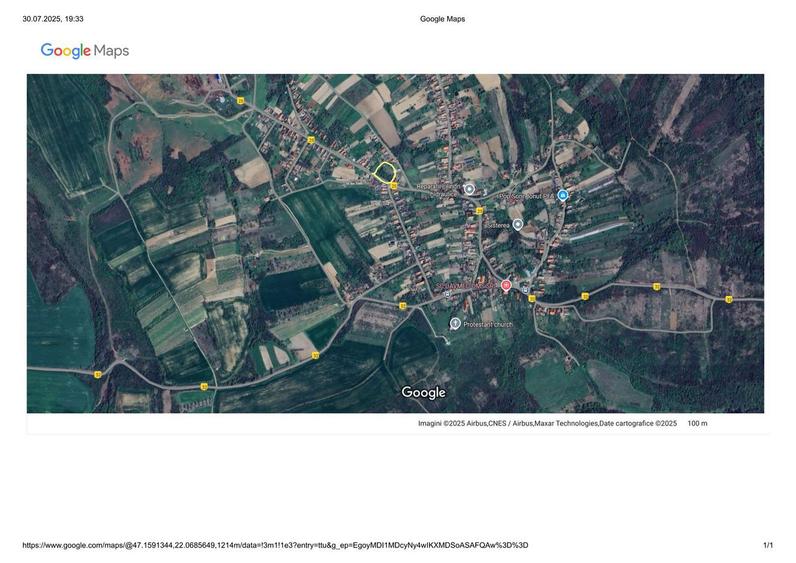 Teren loc de casa in Sisterea, langa Oradea, drum asfaltat, parcelabil - 5
