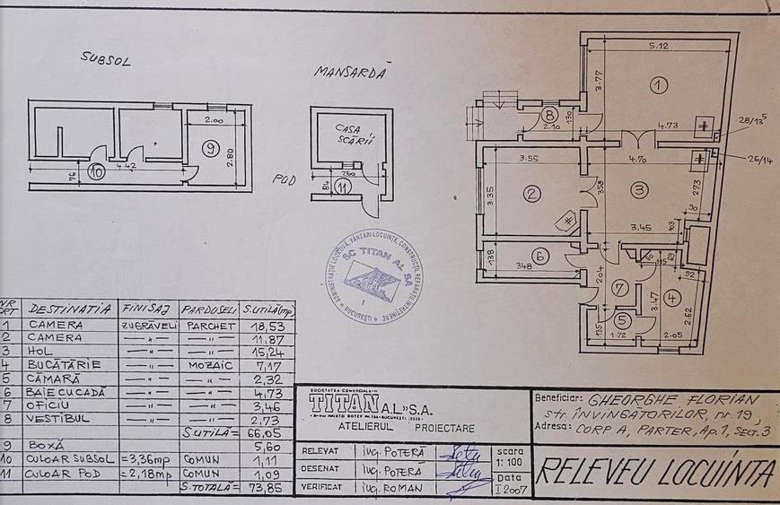 3 cam in Vila | 70 mp | Decebal | Alba Iulia | Ready to move in - 18