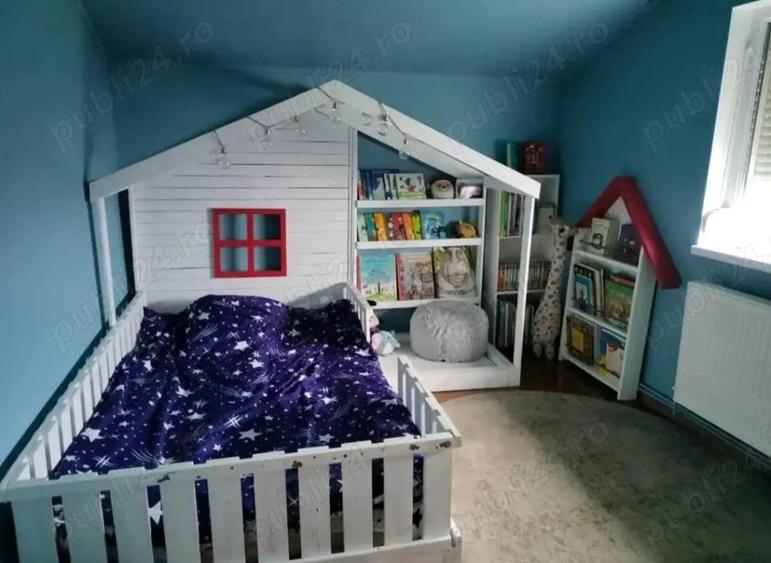 Casa de inchiriat Aroneanu- 5 camere, 2 bai, 1000 mp curte amenajata, panouri fotovoltaice; - 10