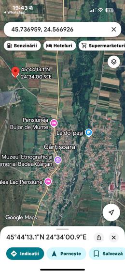 Vand teren la intrarea in Cartisoara , Sibiu - 3