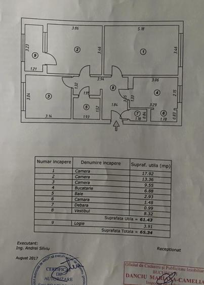 Apartament 3 camere de vanzare Drumul Taberei Romancierilor 65 mp - 7
