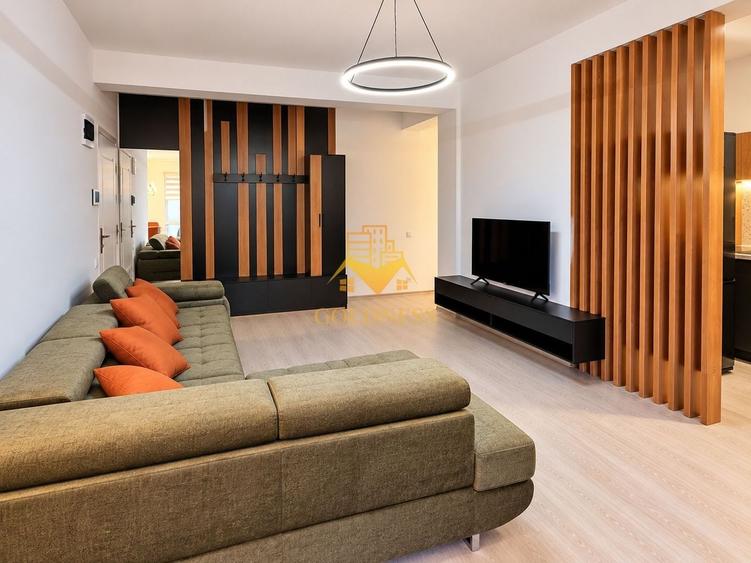 Apartament cu 2 camere semidecomandat, mobilat în Mărăști