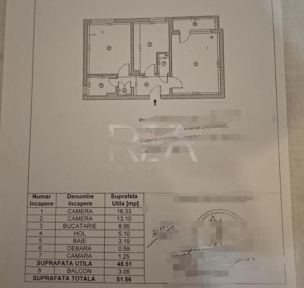 Apartament cu 2 camere decomandat, mobilat în Drumul Taberei