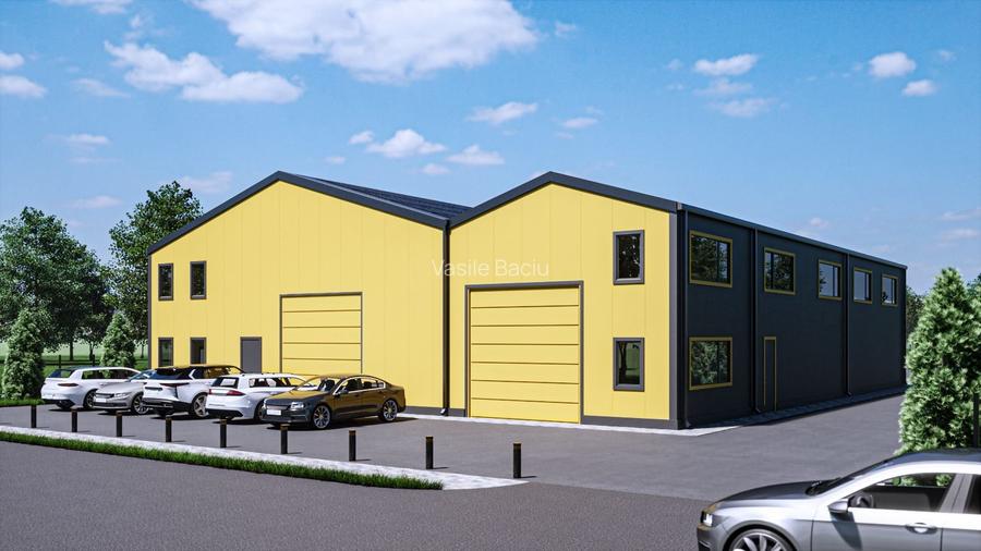 Hala industriala noua pentru depozitare/productie, zona de Est, 1200mp Hala industriala noua pentru depozitare/productie, zona de Est, 1200mp